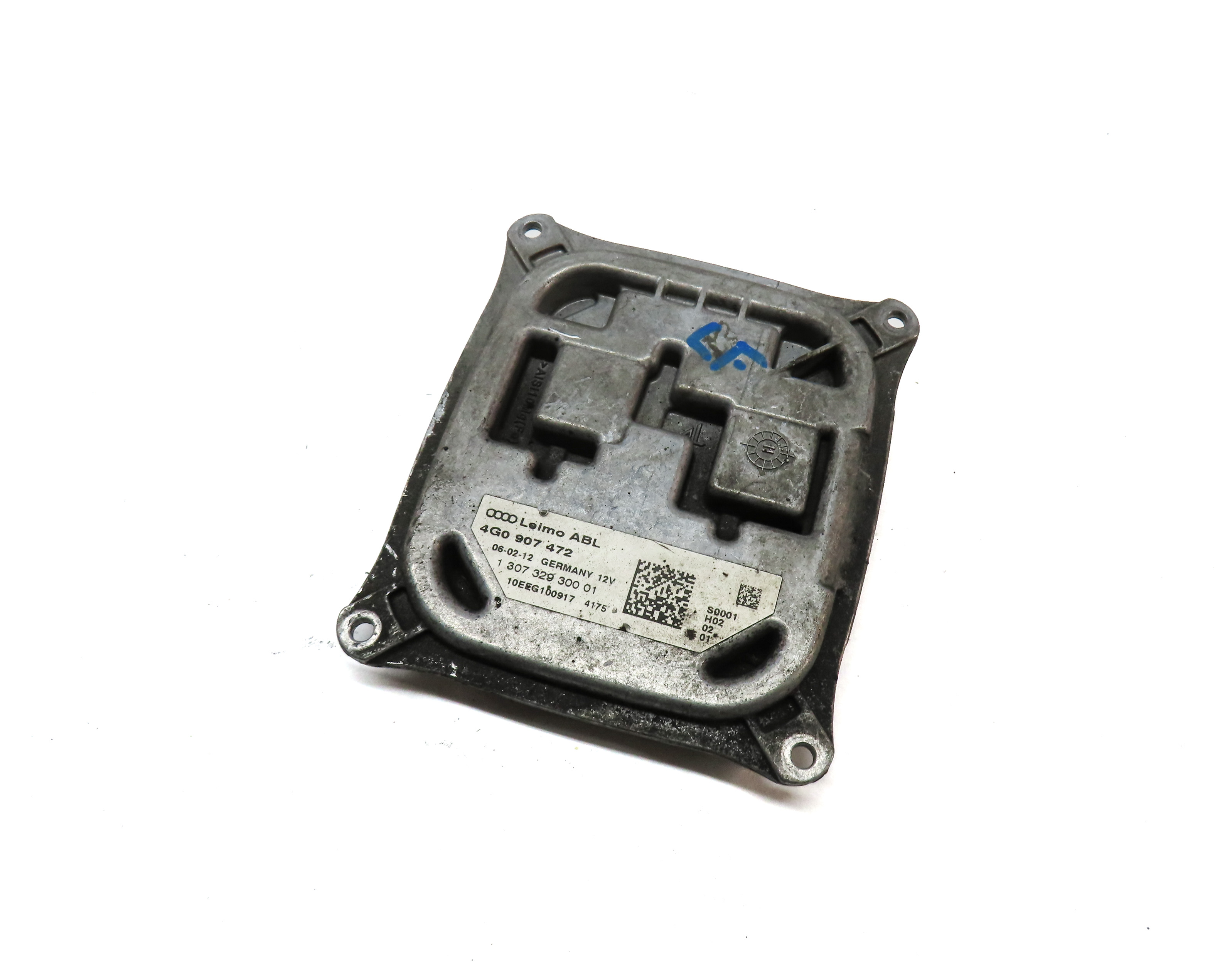 2012 AUDI A7 (C7 4G8) FRONT HEADLIGHT LAMP BULB BALLAST CONTROL MODULE — exact item pictured